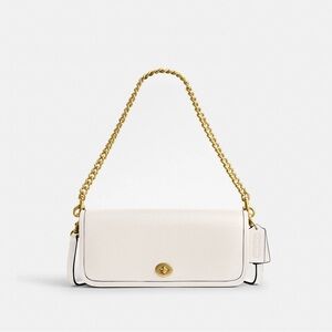 COACH Dinky Brass/Chalk